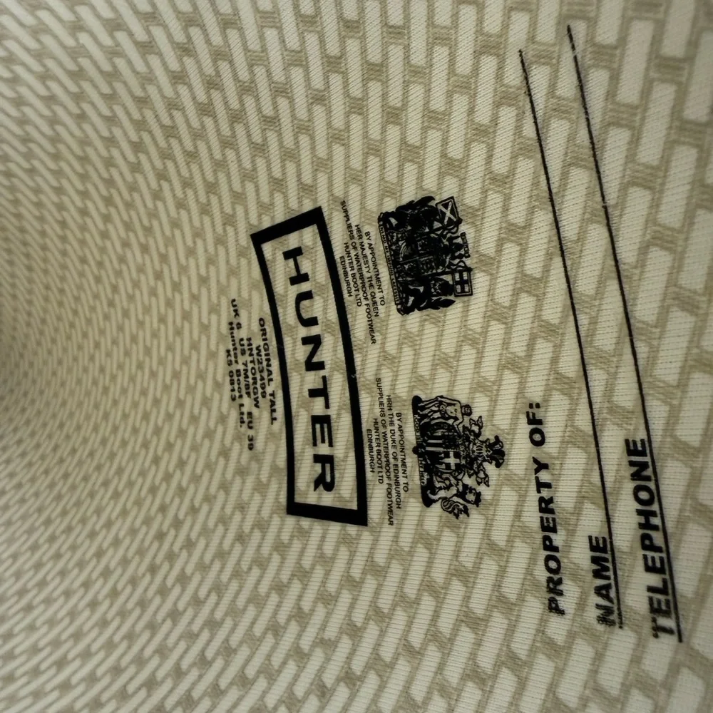 Women's Original Tall Rain Boots Navy Blue Rubber Waterproof Wellies size 7M/8F - Picture 14 of 15